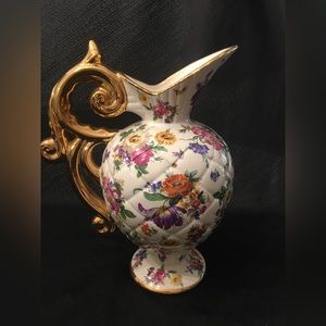 Boch Frères Pitched with Stylized Floral Motifs